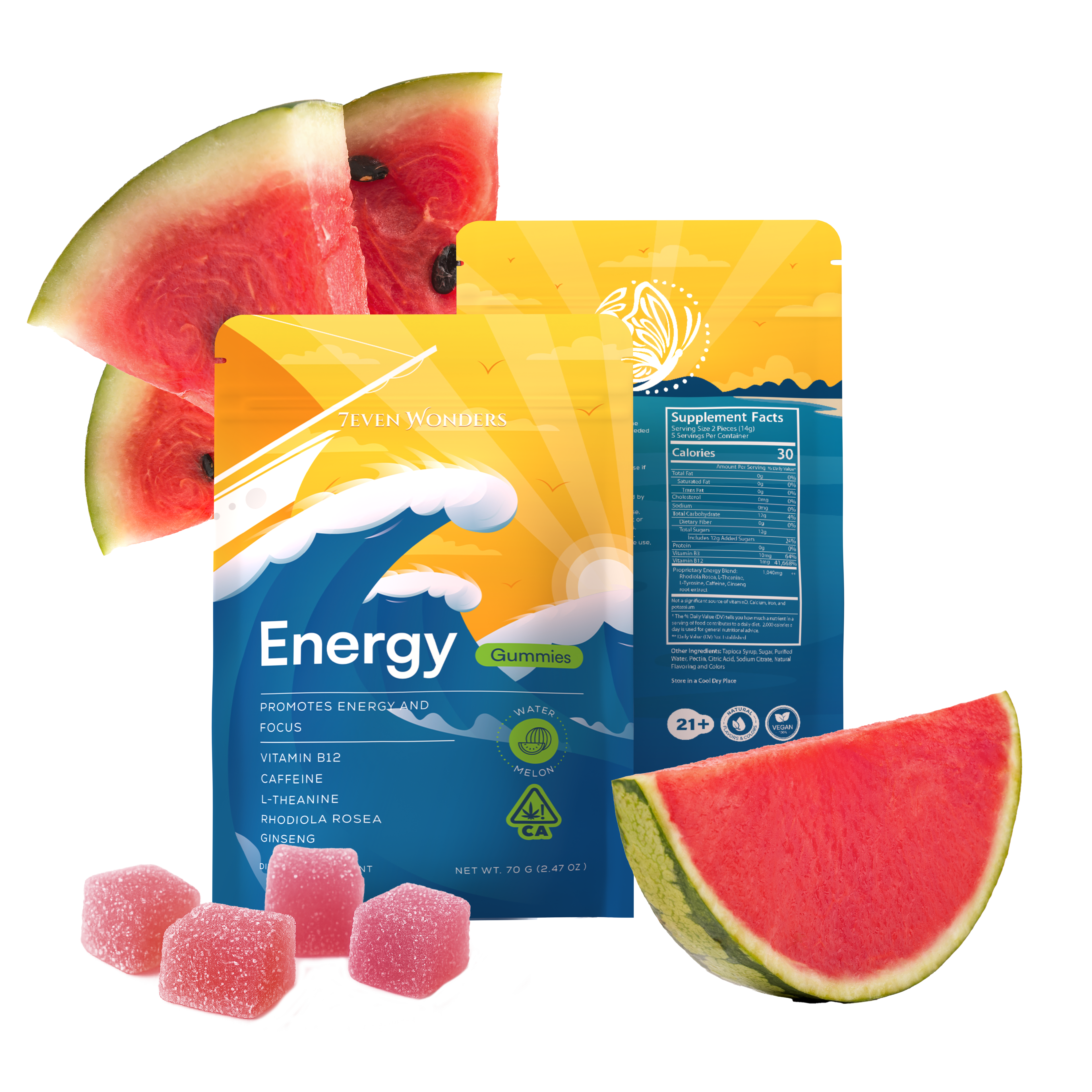 Watermelon Energy Gummies