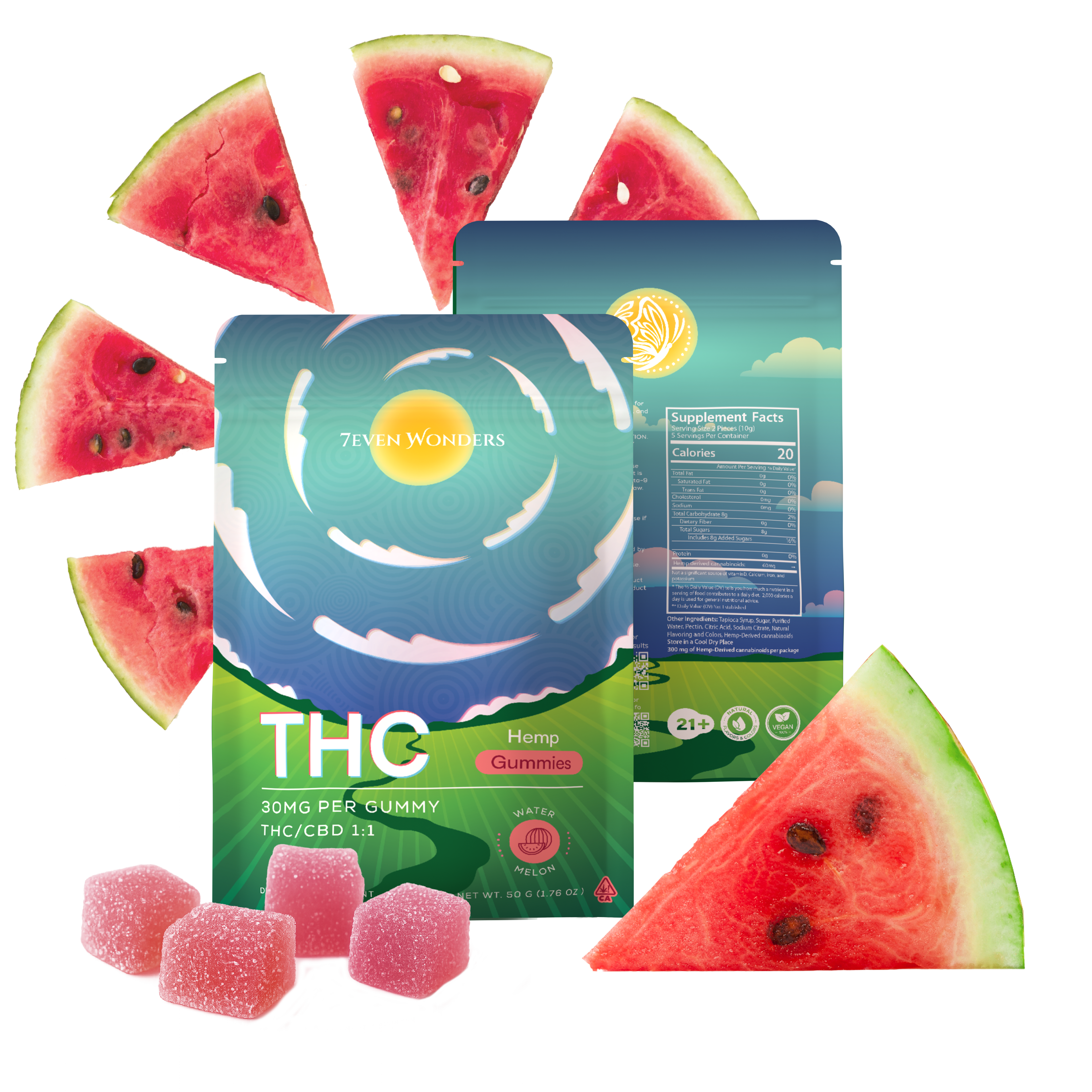 Watermelon THC Gummies