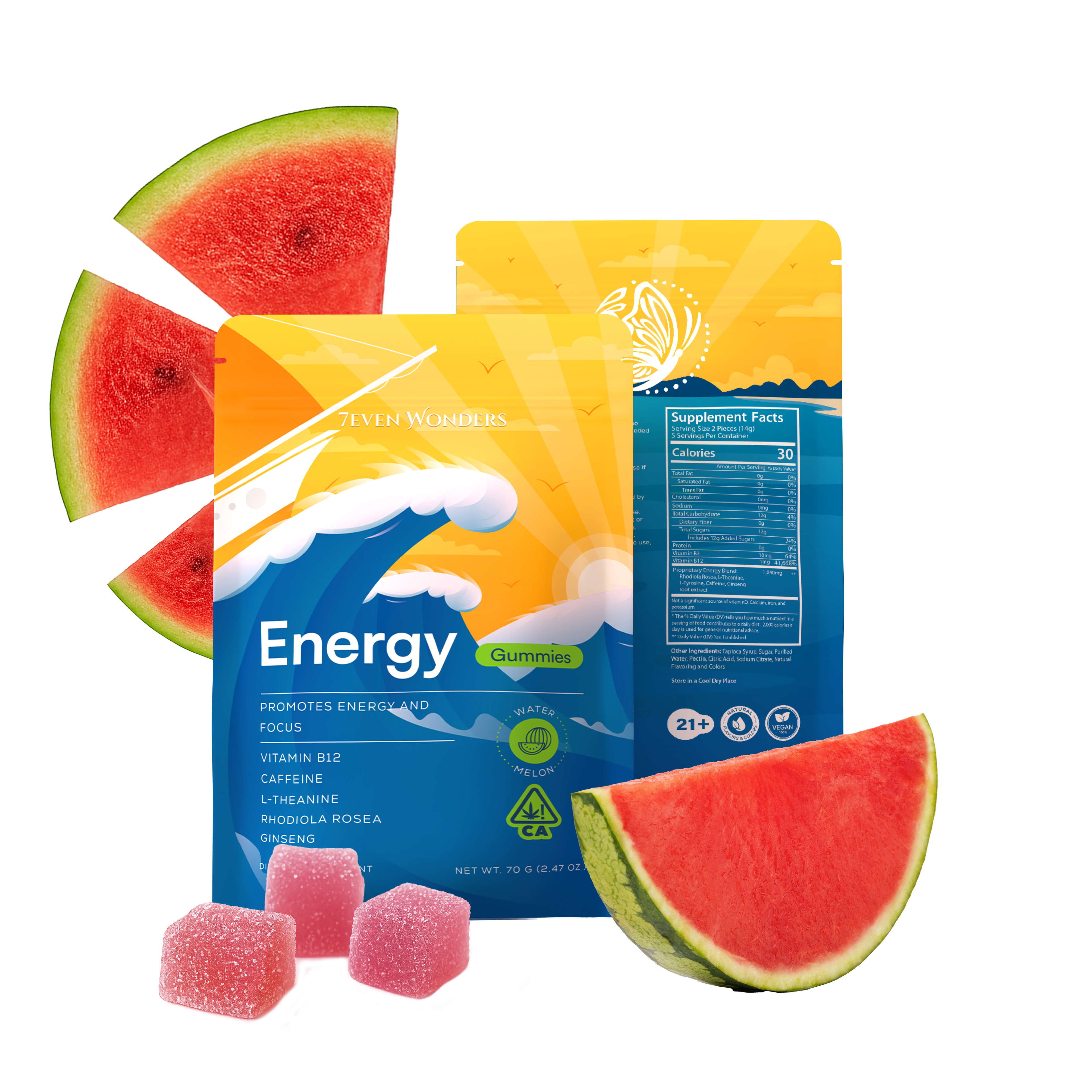 Watermelon Energy Gummies