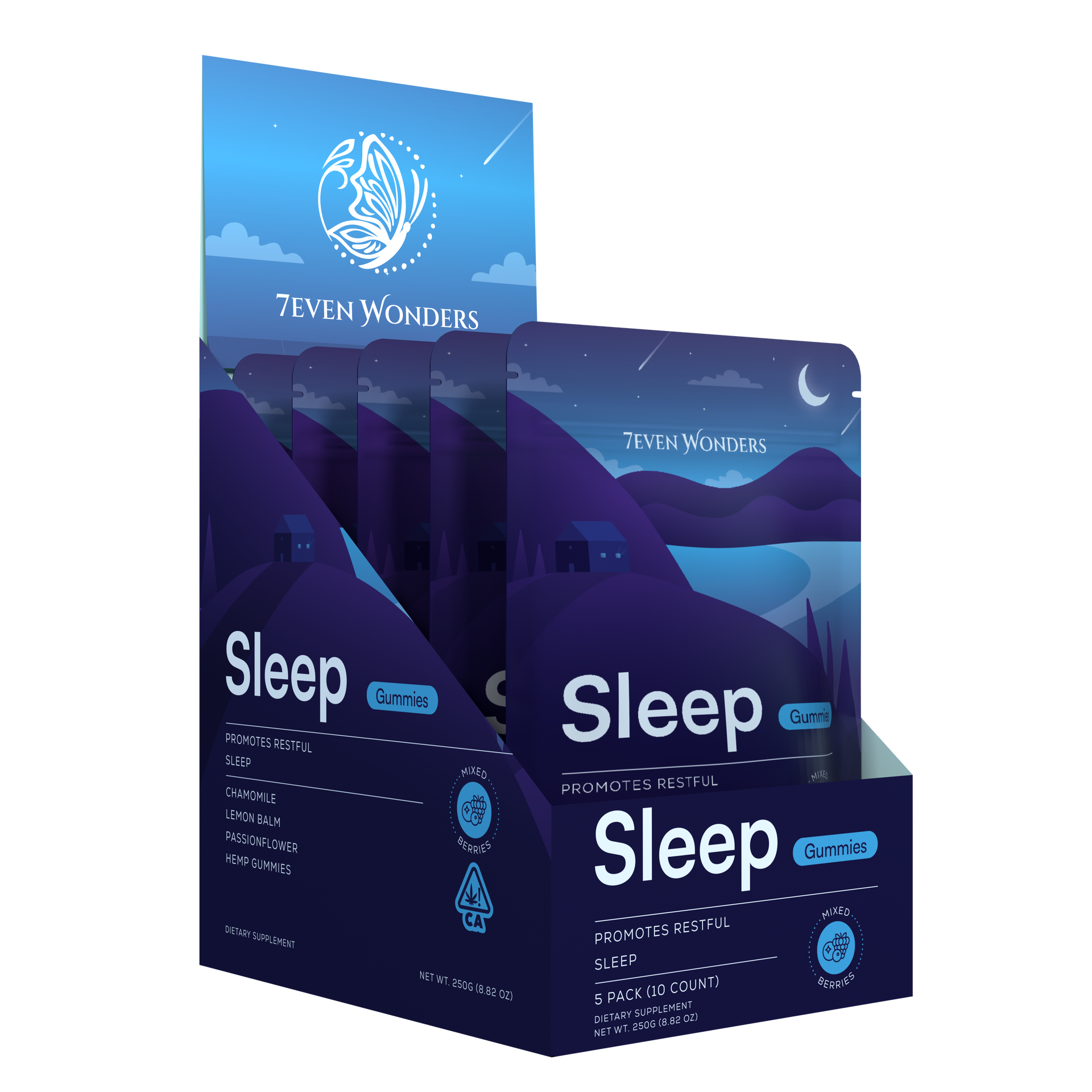 Mixed Berry Sleep Gummies – 7even Wonders